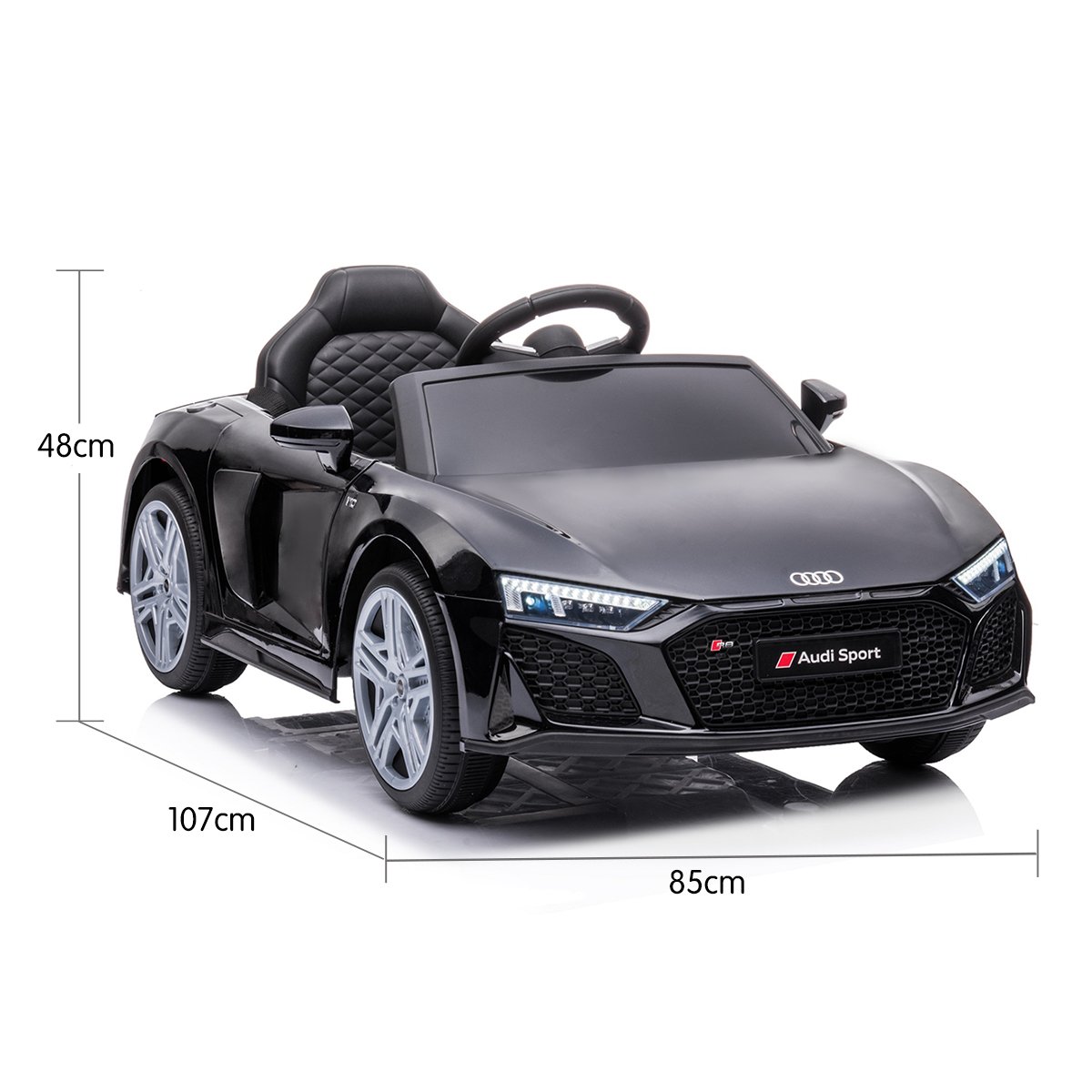 outdoor toys Audi Sport Licensed Kids Electric Ride On Car Remote Control Black