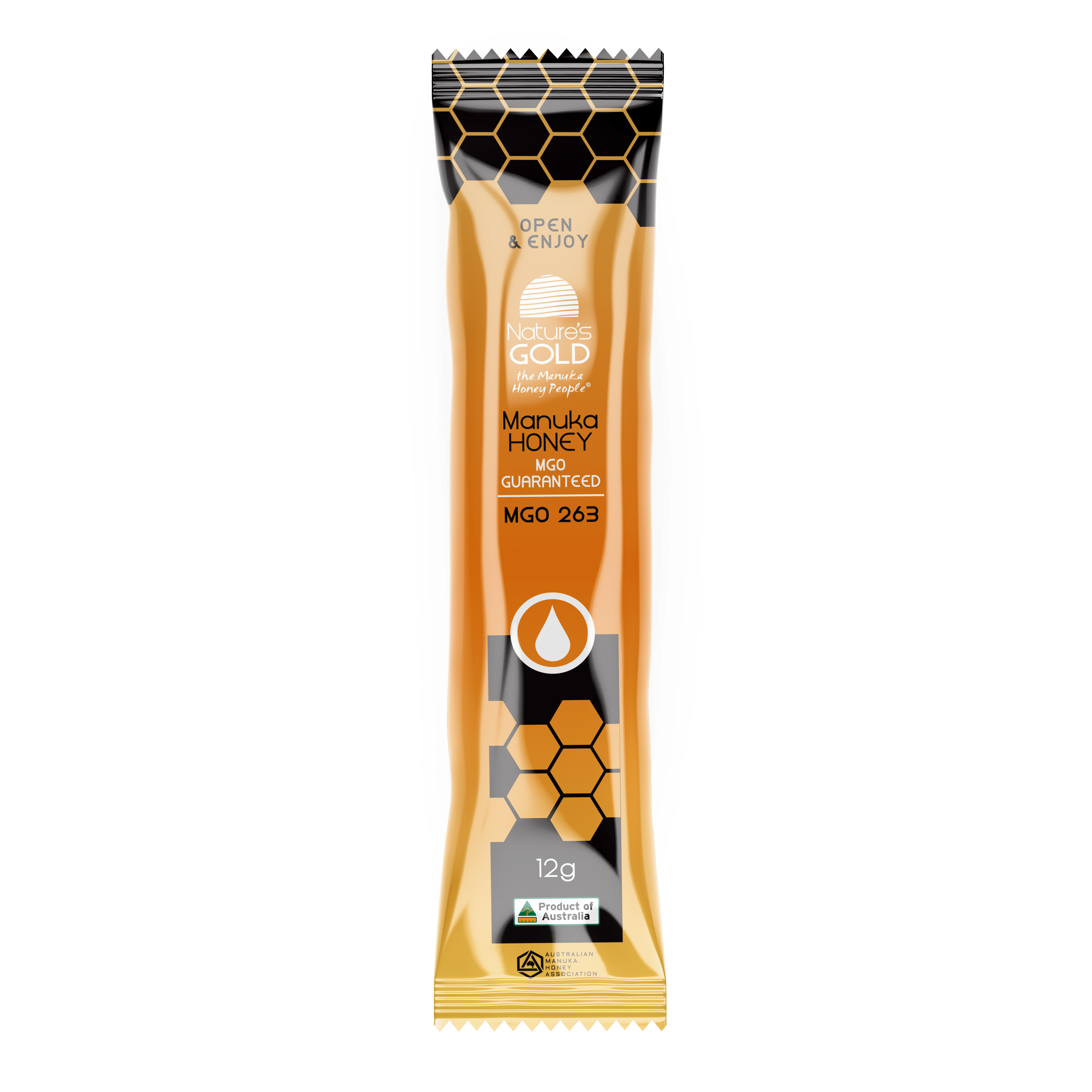 AUSTRALIAN MANUKA HONEY MGO 263 - 12 g SACHETS