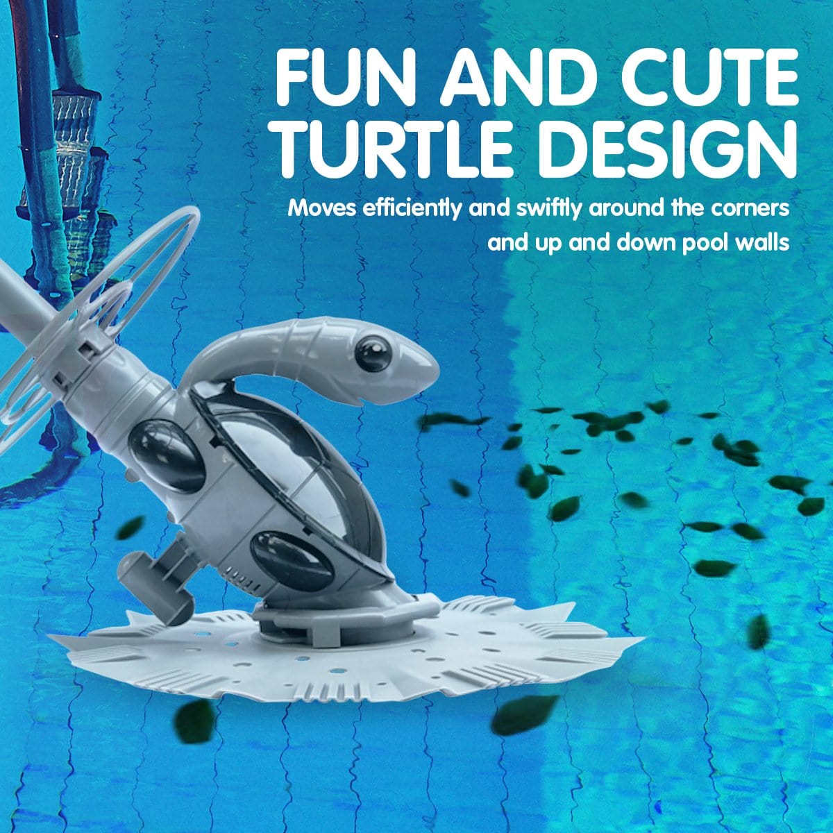 Automatic Swimming Pool Vacuum Cleaner Leaf Eater Turtle