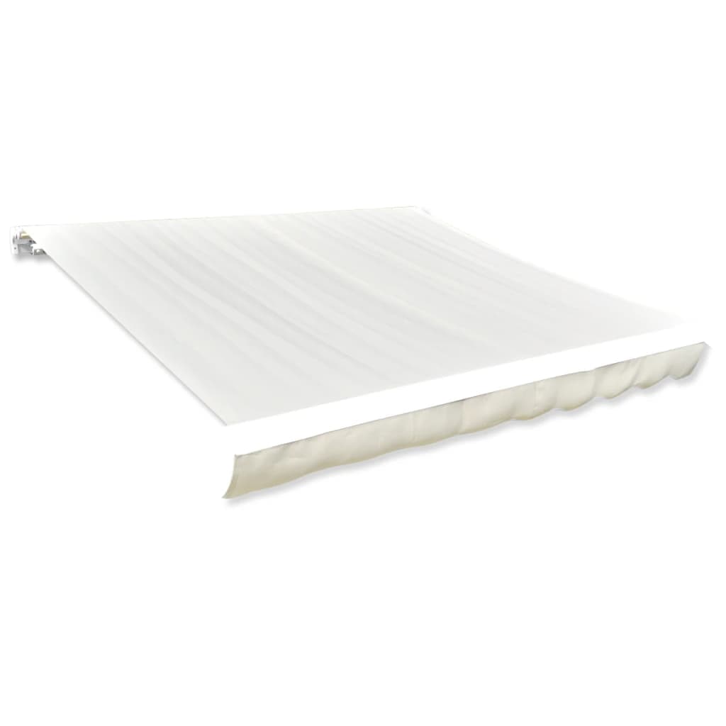 vidaxl25- Awning Top Sunshade Canvas Cream 6x3m