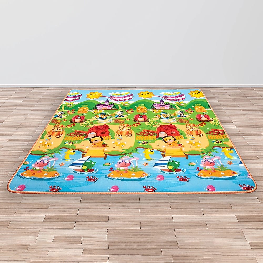 Baby Kids Play Mat Floor Rug 200x180x2CM Nontoxic Picnic Cushion Crawling
