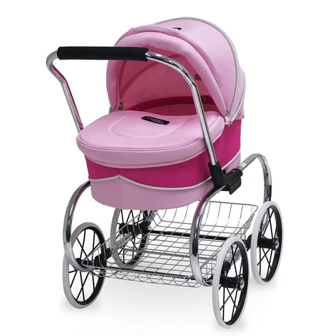 Baby Princess Doll Stroller - Hot Pink
