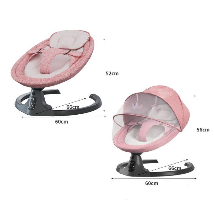 Baby Swing Cradle Rocker Bed Electric Bouncer Seat Infant Remote Chair