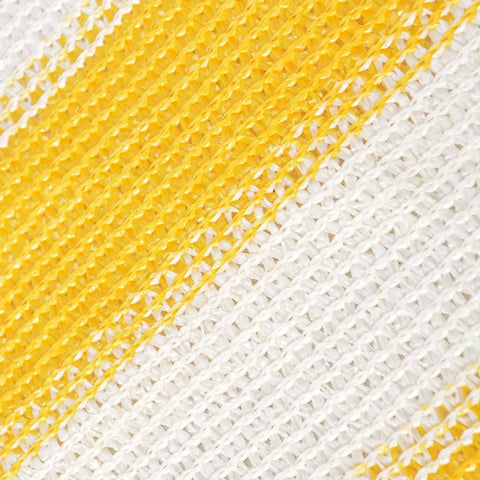 Balcony Screen HDPE Yellow and White