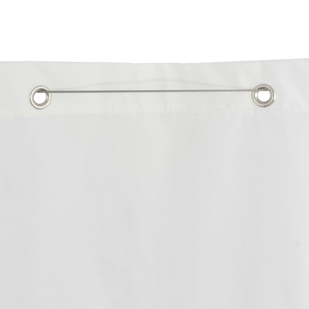 Balcony Screen Oxford Fabric 140 x 240 cm White