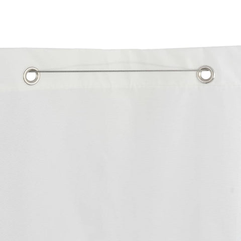 Balcony Screen Oxford Fabric  White