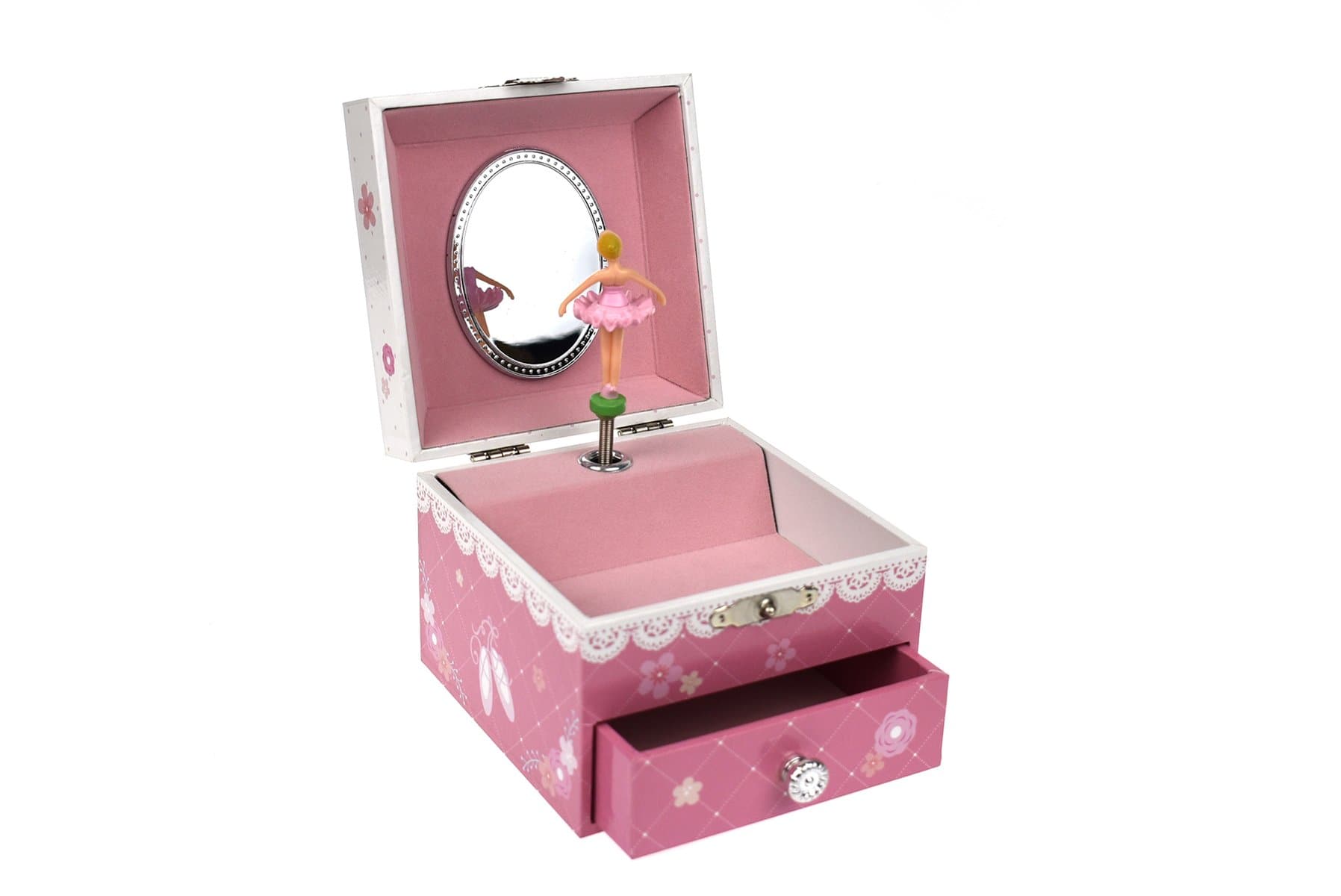 toys for infant Ballerina Square Music Box