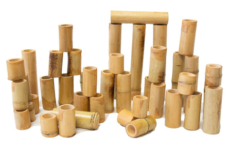Toys Bamboo Counting and Building Set 40PCE