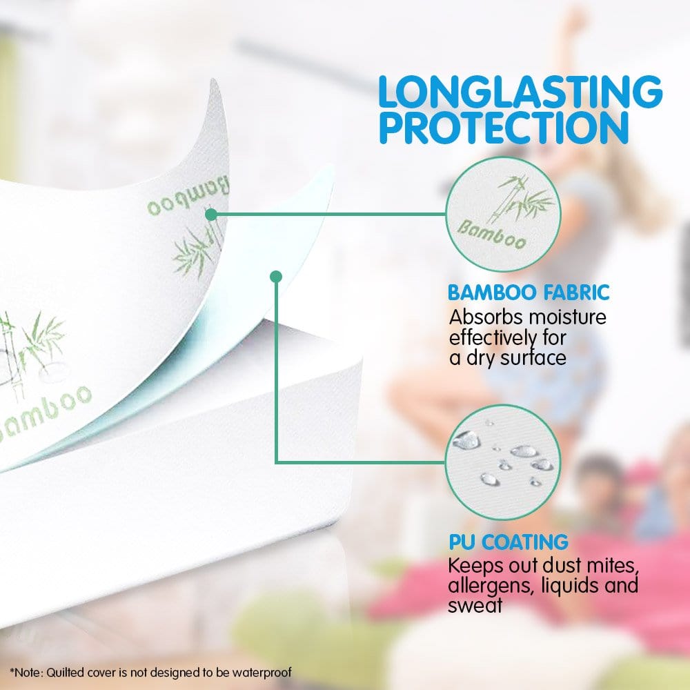 Bamboo Mattress Protector- King Single