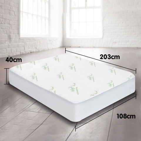 Bamboo Mattress Protector- King Single