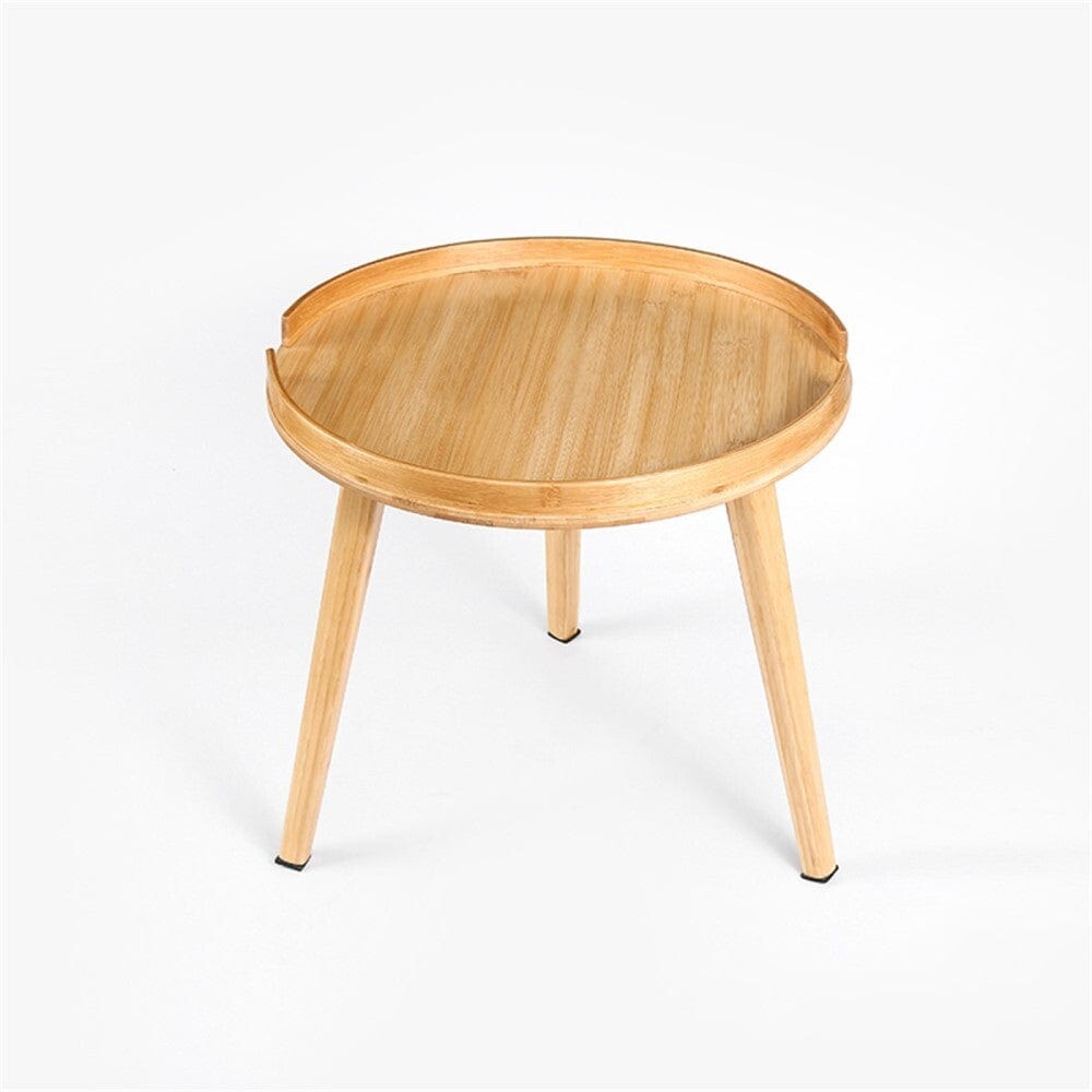 Bamboo Round Coffee Side Table