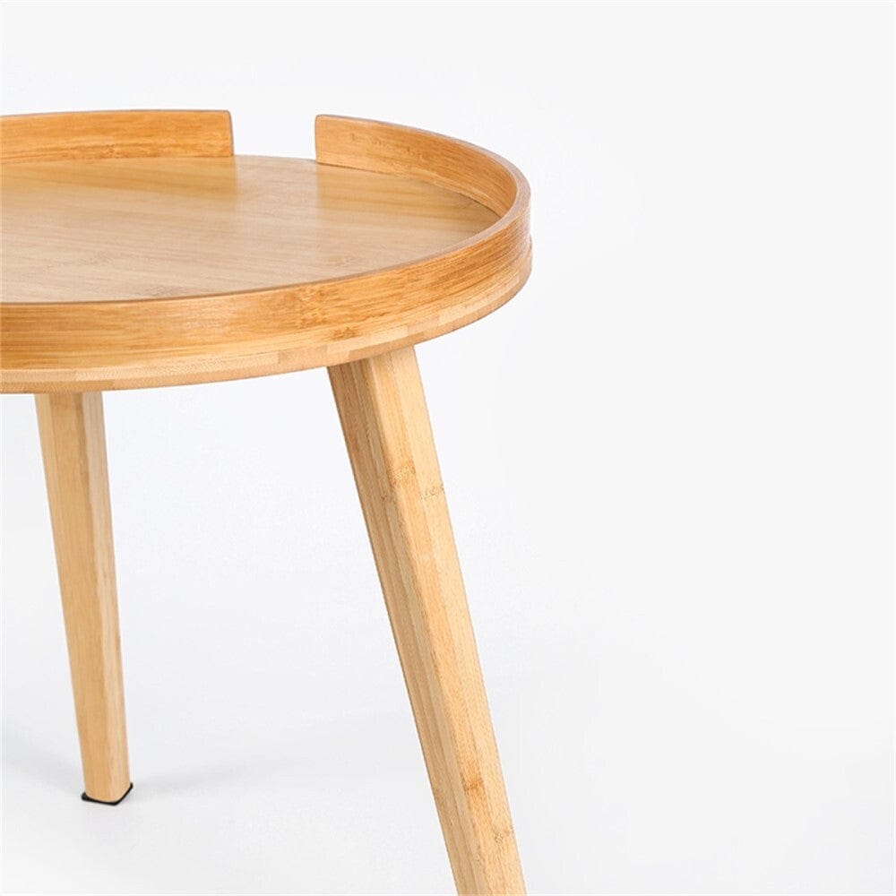 Bamboo Round Coffee Side Table