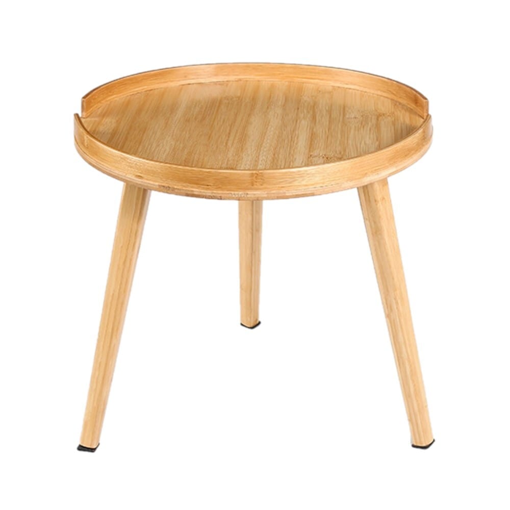 Bamboo Round Coffee Side Table