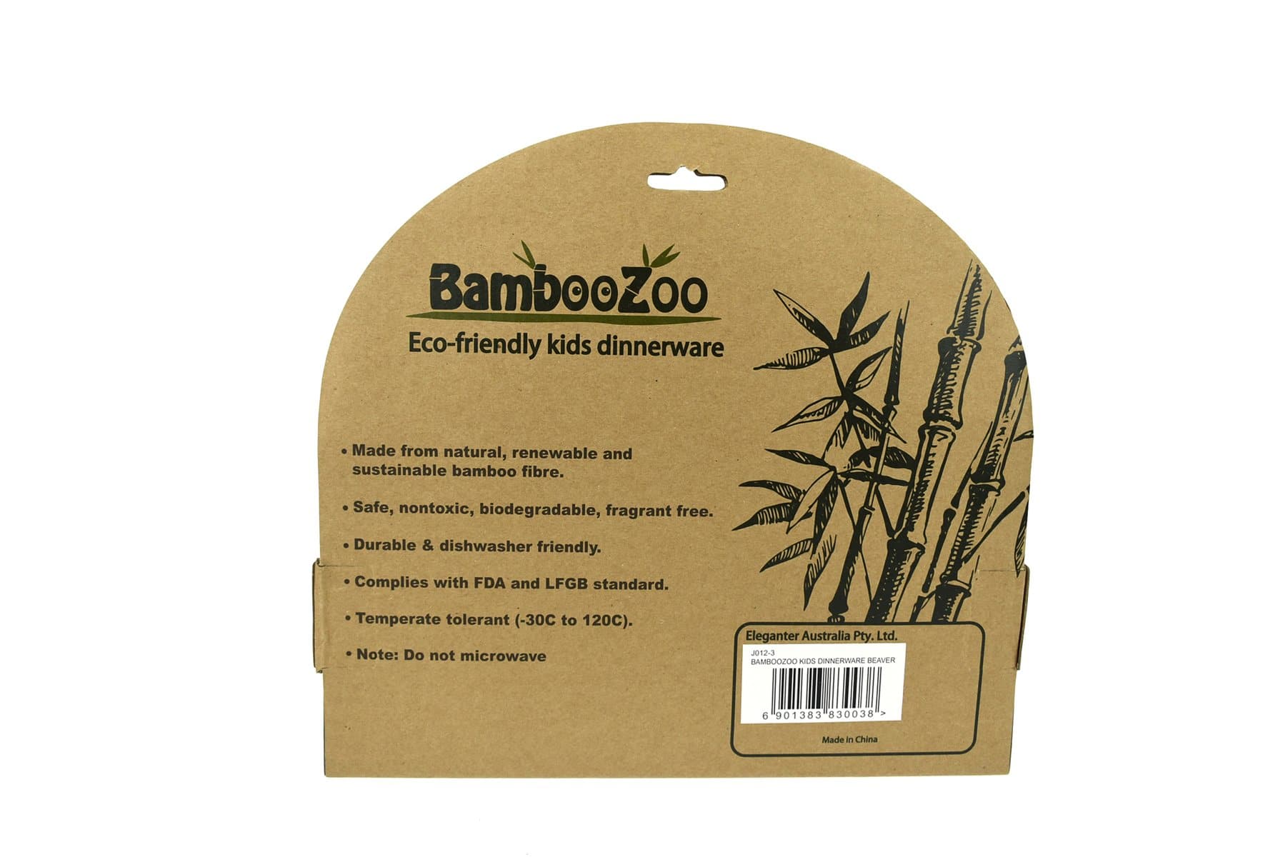 toys for infant Bamboozoo Dinnerware Beaver