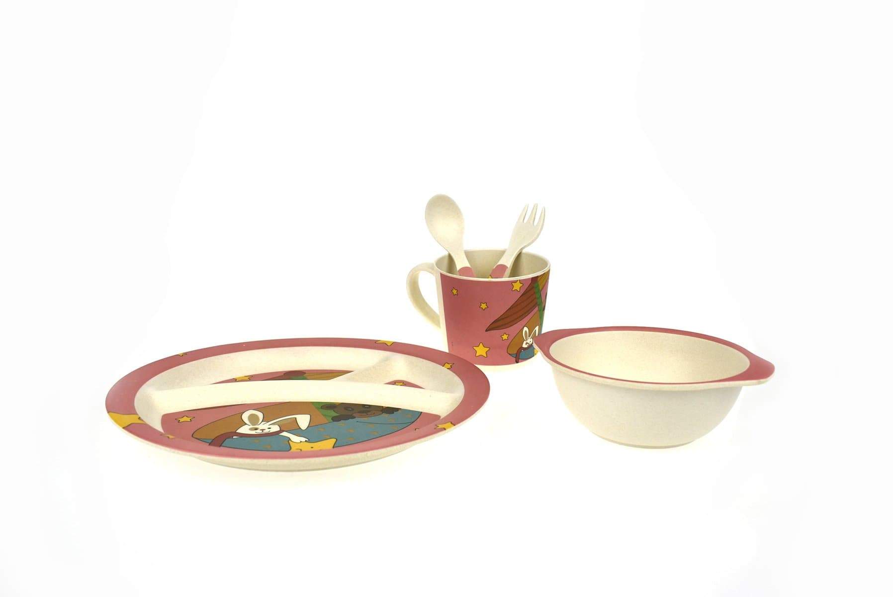 toys for infant Bamboozoo Dinnerwarestarrabbit