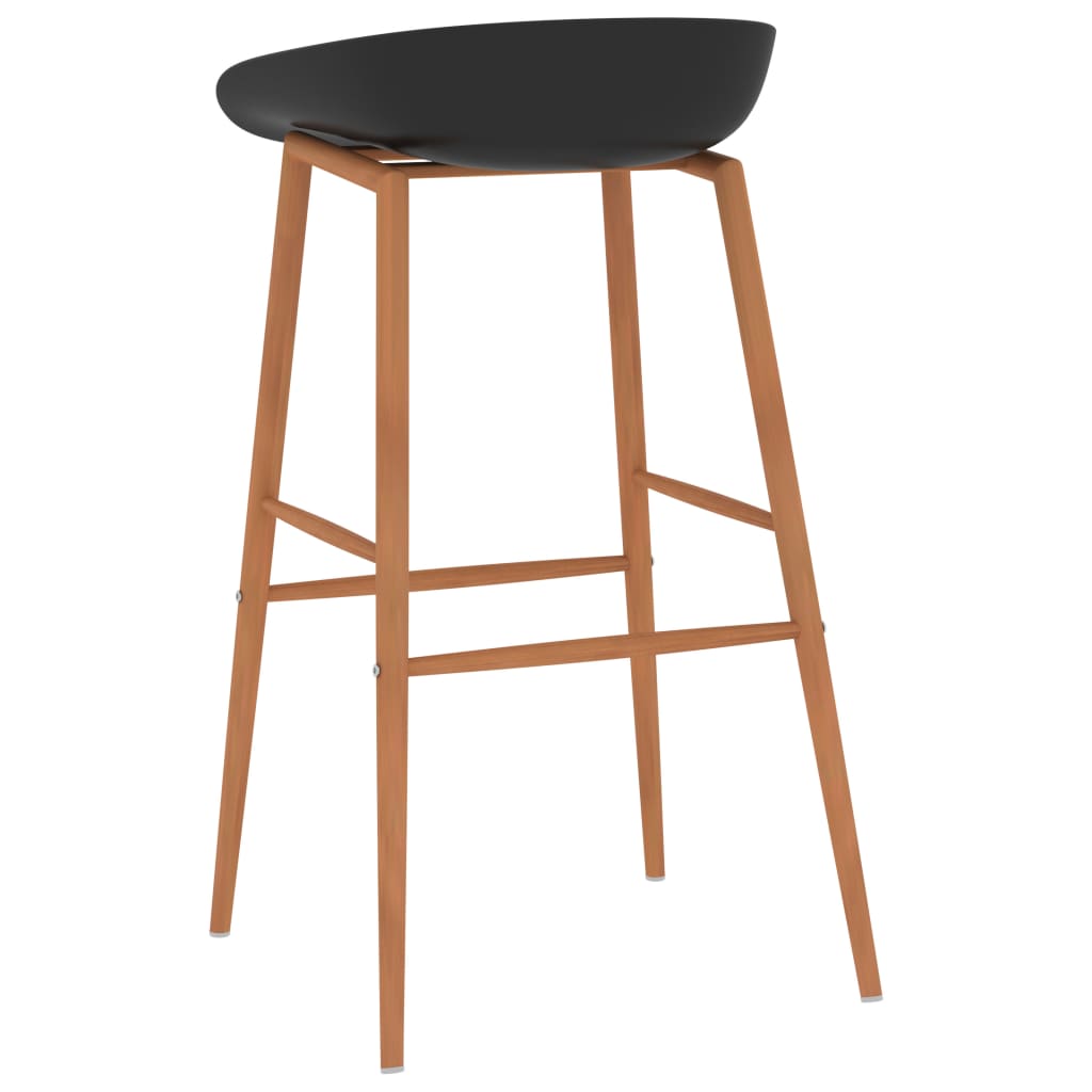 Bar Chairs 4 pcs Black