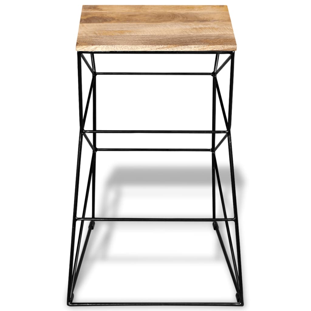 Bar Stool Solid Mango Wood