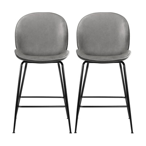 Bar Stools Kitchen Stool Chairs Barstool Dining Chair Velvet Metal Grey