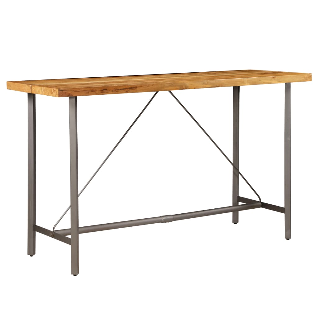 Bar Table Solid Reclaimed Teak 180x70x107 cm