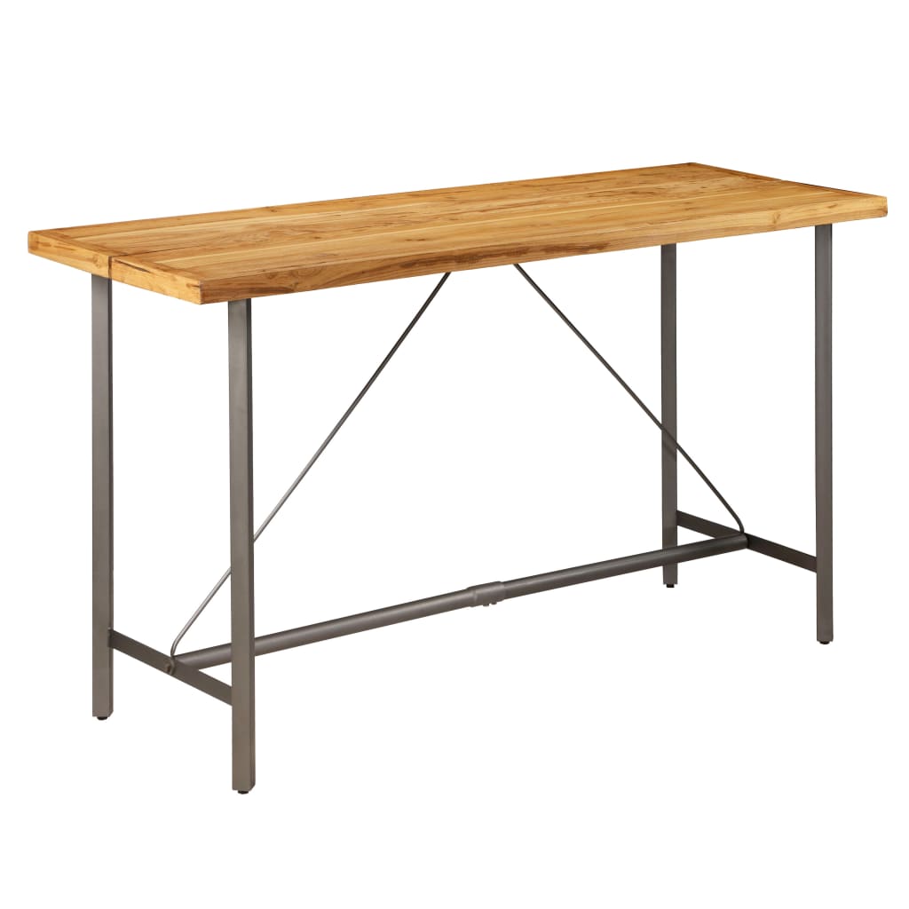 Bar Table Solid Reclaimed Teak 180x70x107 cm