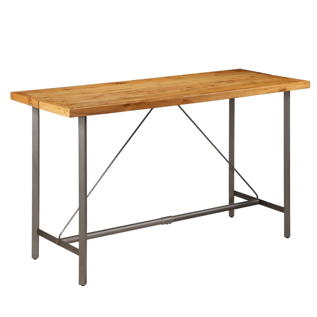 Bar Table Solid Reclaimed Teak 180x70x107 cm