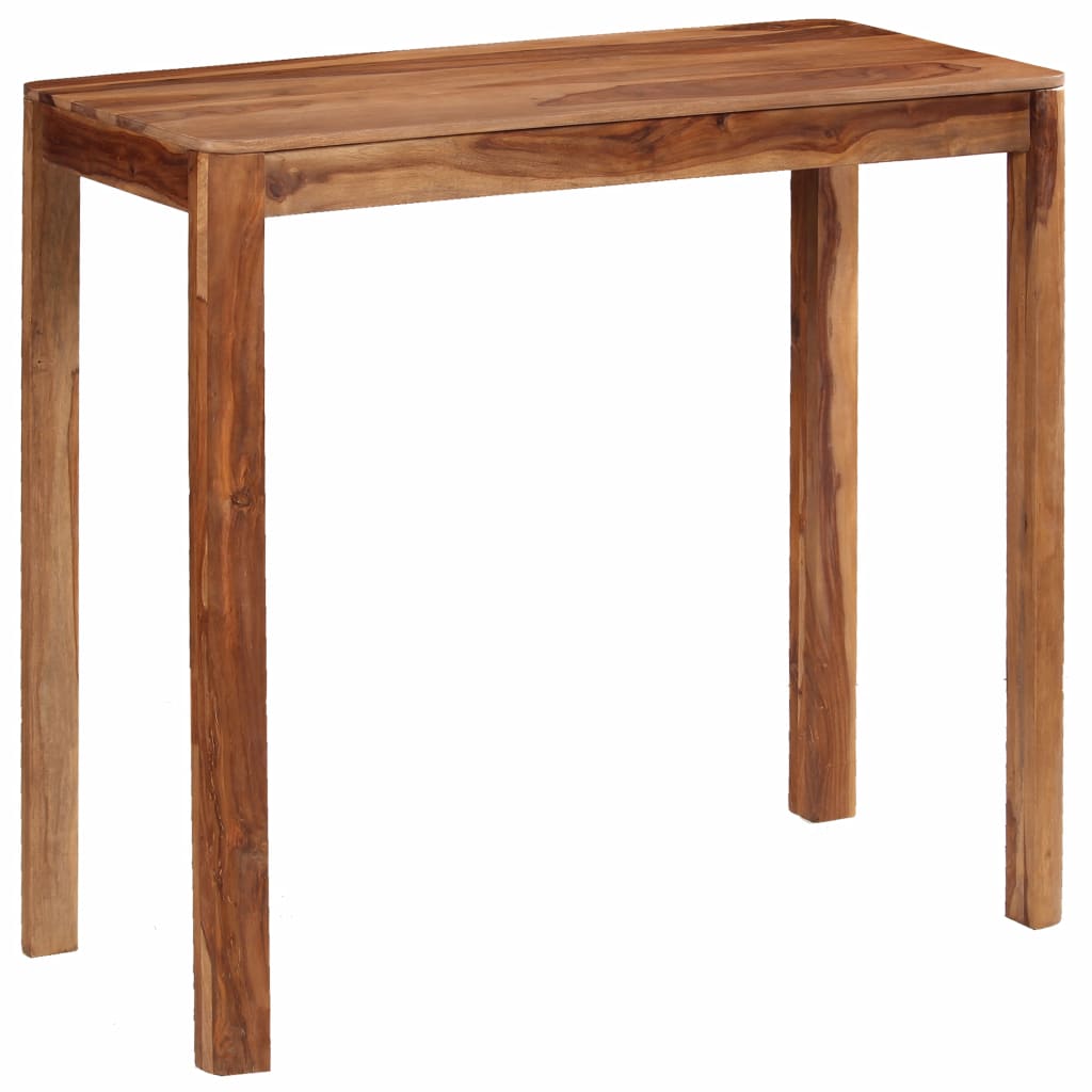 Bar Table Solid Sheesham Wood 115x55x107 cm