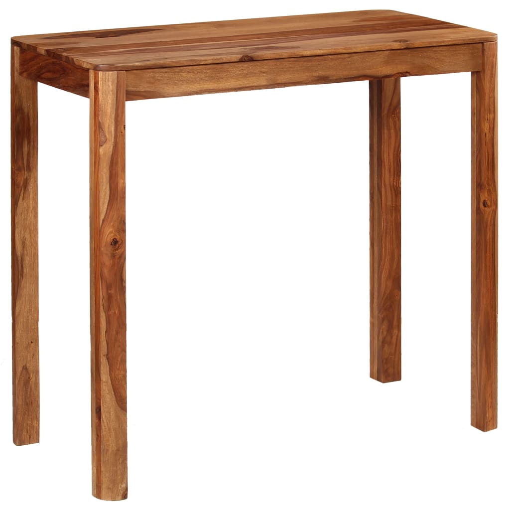 Bar Table Solid Sheesham Wood 115x55x107 cm