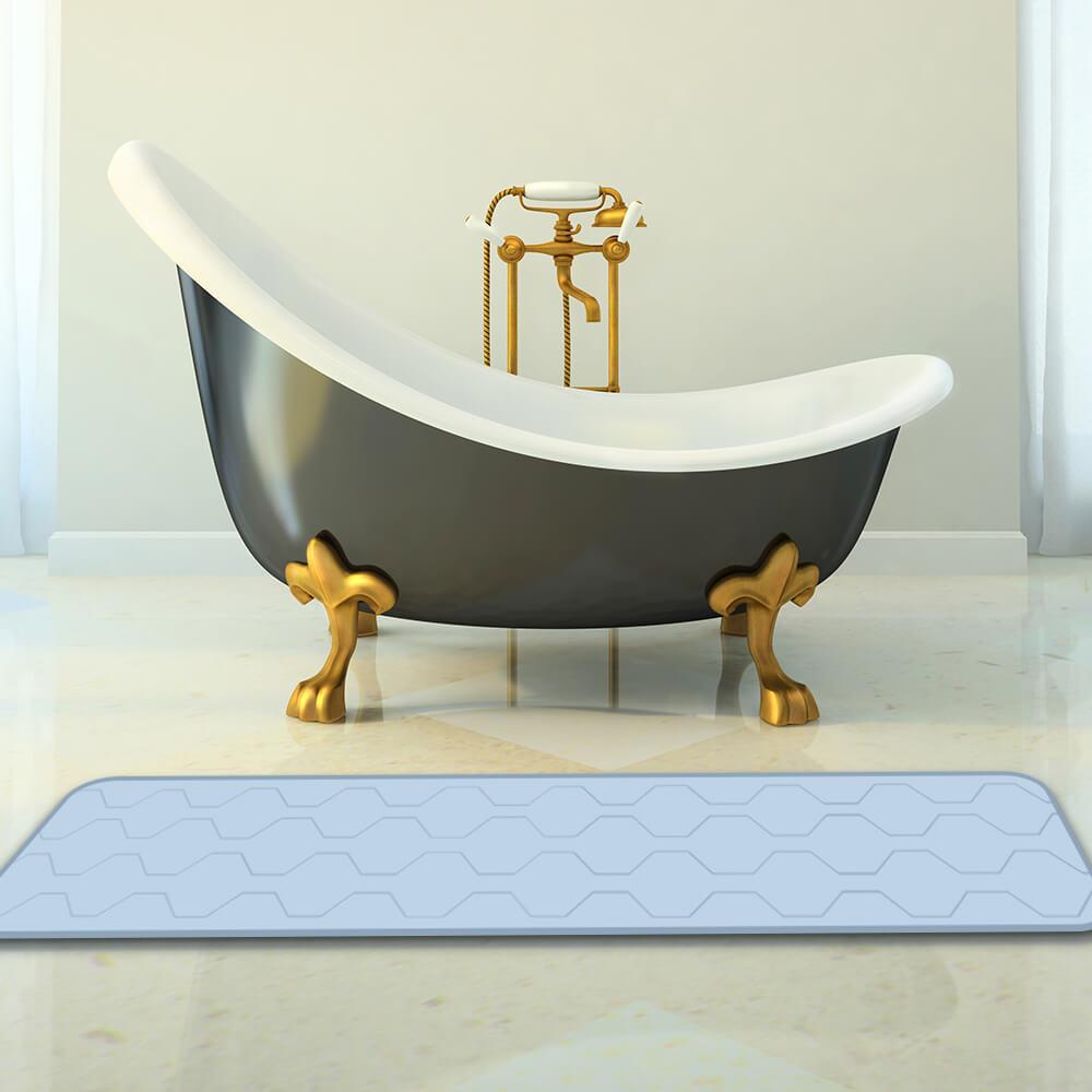 Bathroom Bathroom Memory Foam Mat Rug Non-slip Carpet