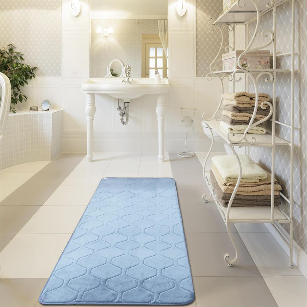 Bathroom Bathroom Memory Foam Mat Rug Non-slip Carpet