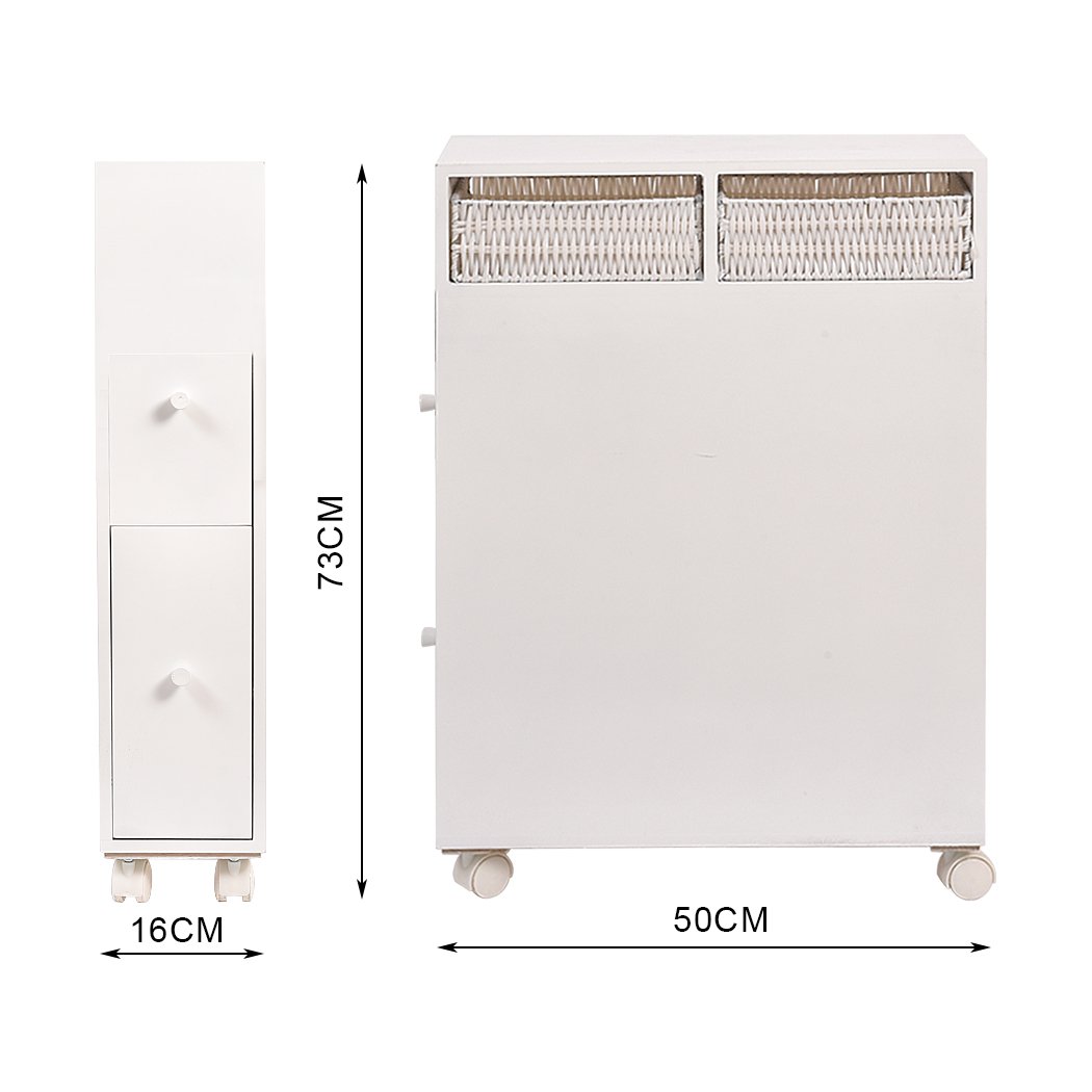 bathroom Bathroom Storage Cabinet Tissue Box Holder Basket