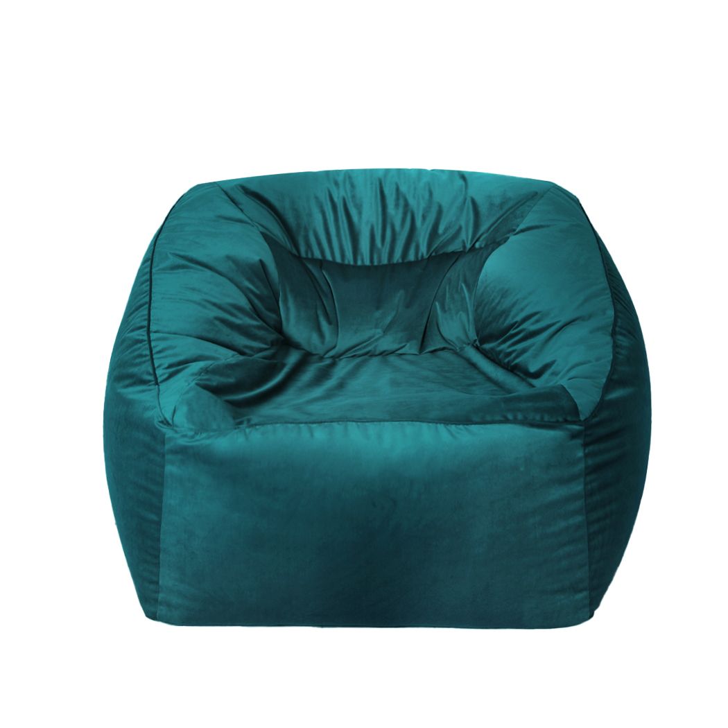 Bean Bag Chair Cover Soft Velevt Home Game Seat