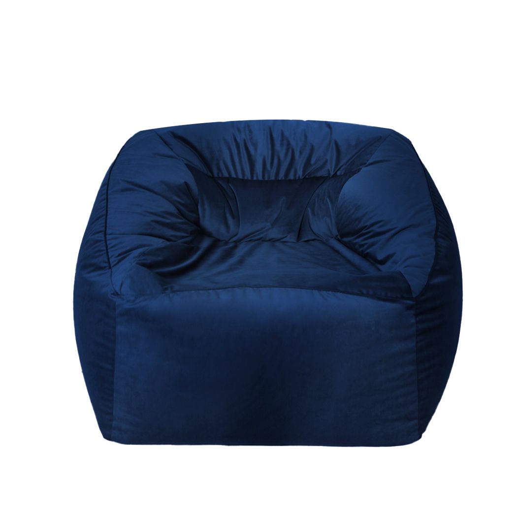 Bean Bag Chair Cover Soft Velevt Home Game Seat