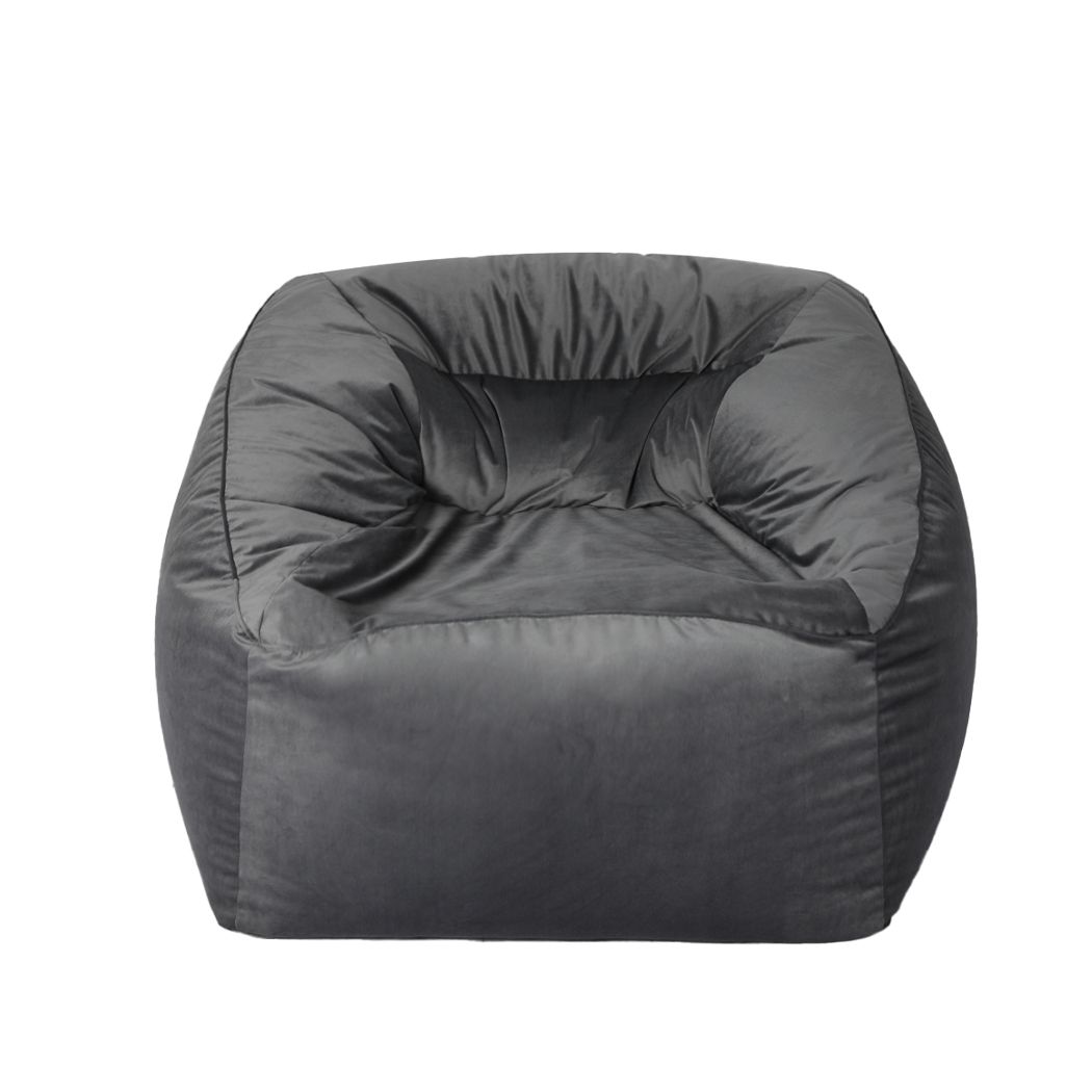 Bean Bag Chair Cover Soft Velevt Home Game Seat