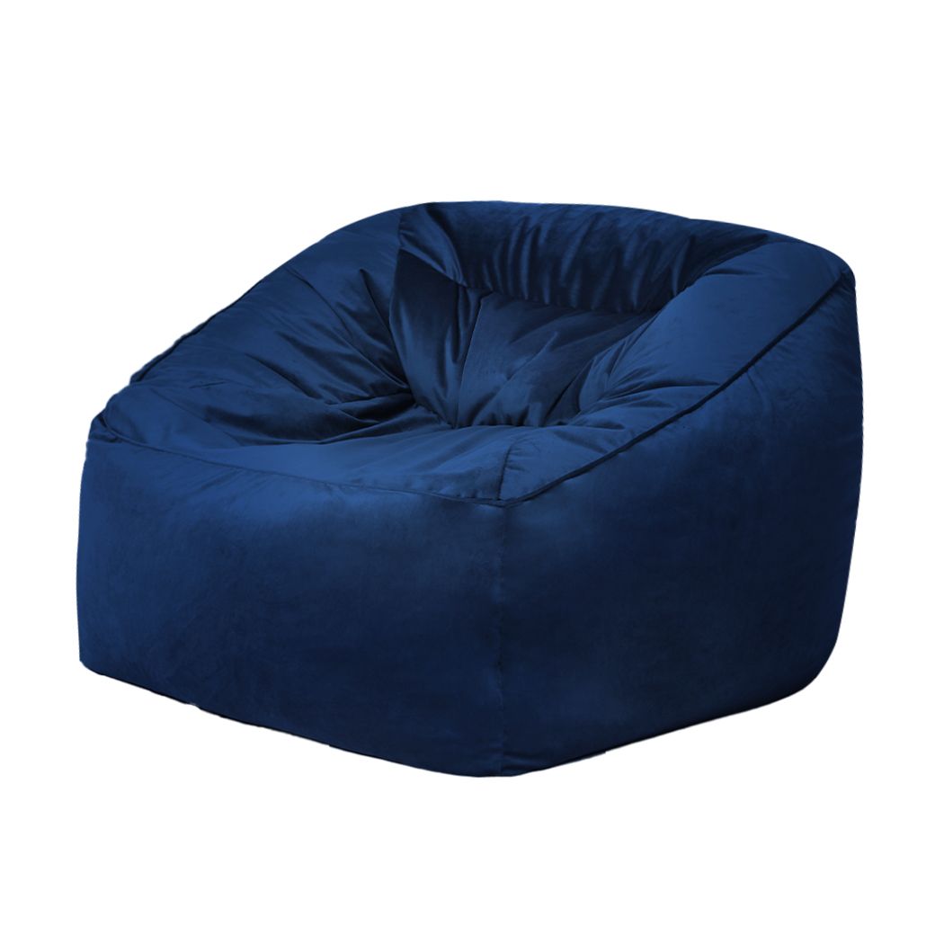 Bean Bag Chair Cover Soft Velevt Home Game Seat