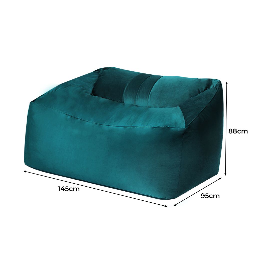 Bean Bag Chair Cover Soft Velevt Lazy Sofa Cover