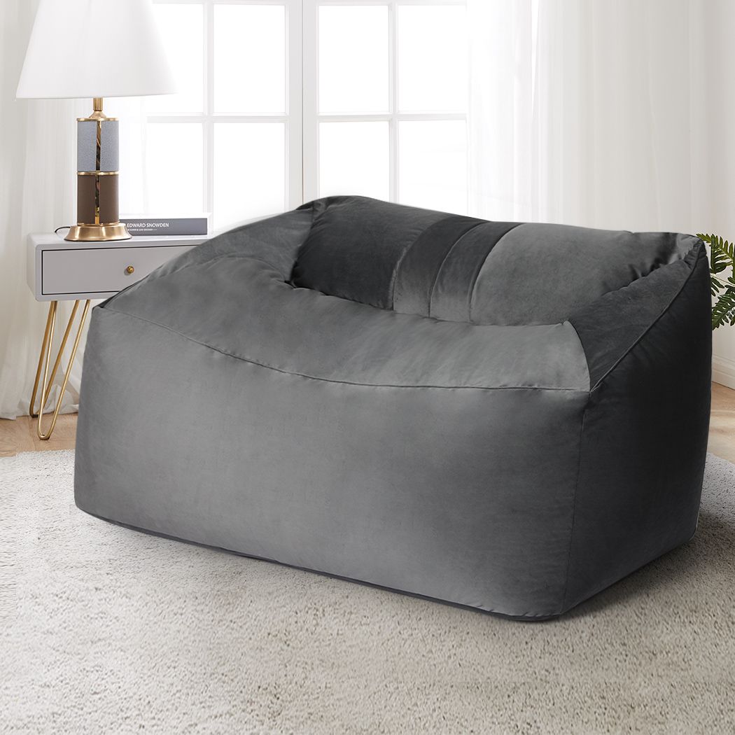 Bean Bag Chair Cover Soft Velevt Lazy Sofa Cover