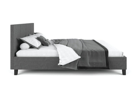 Bed frame charcoal double