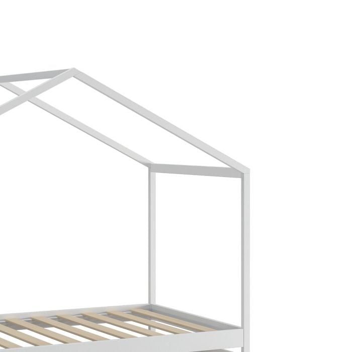Bed Frame Wooden Single Timber House Mattress Base Storage Drawers