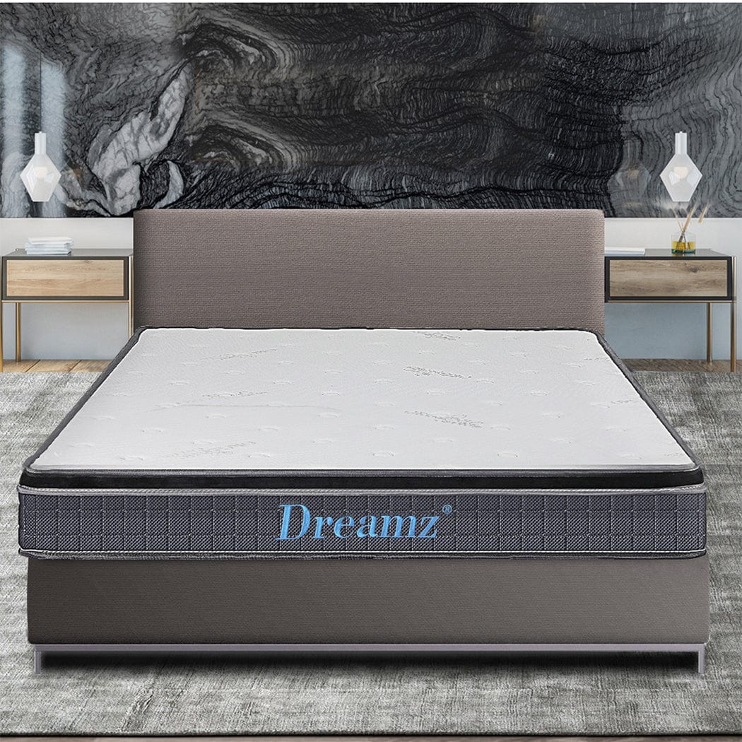Bedding Mattress Spring Queen Size Premium Bed Top Foam Medium Firm 18CM