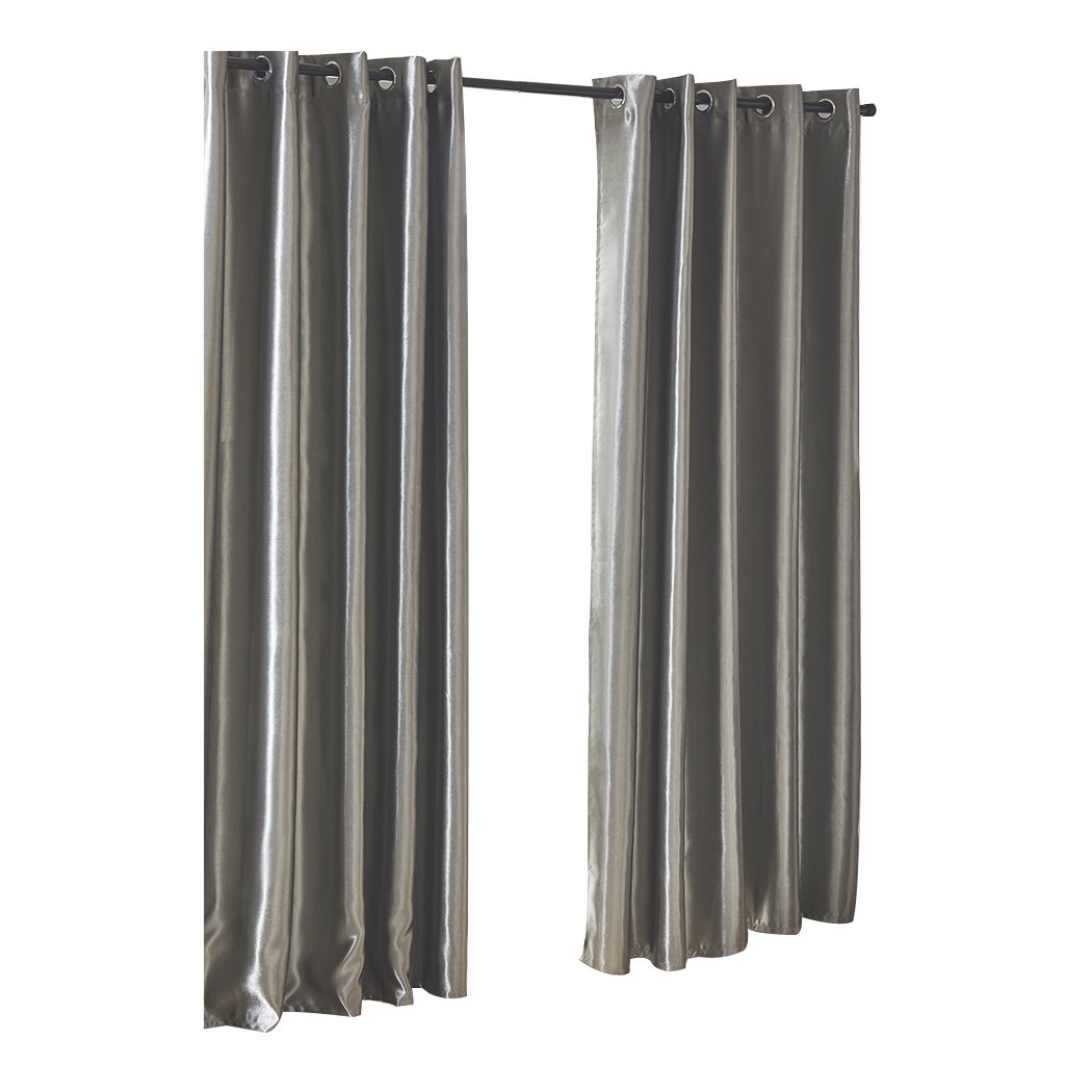 living room Bedroom Blockout Curtains Grey 140CM x 244CM