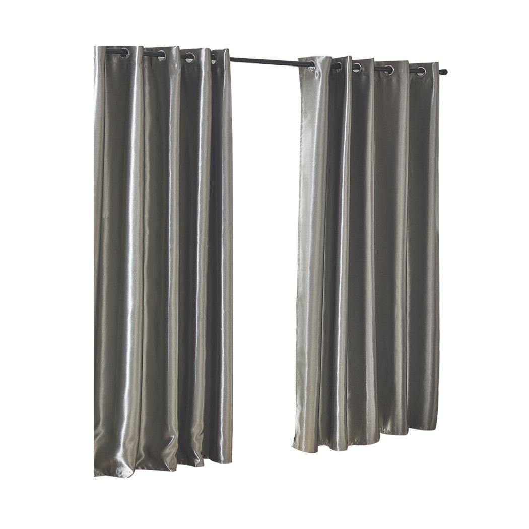 living room Bedroom Blockout Curtains Grey 180CM x 213CM