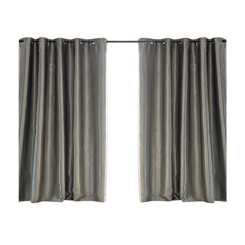 living room Bedroom Blockout Curtains Grey 300CM x 230CM
