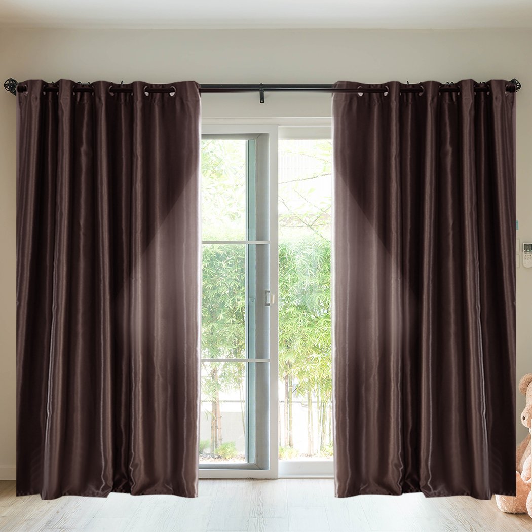 living room Bedroom Blockout Curtains Taupe 140CM x 244CM