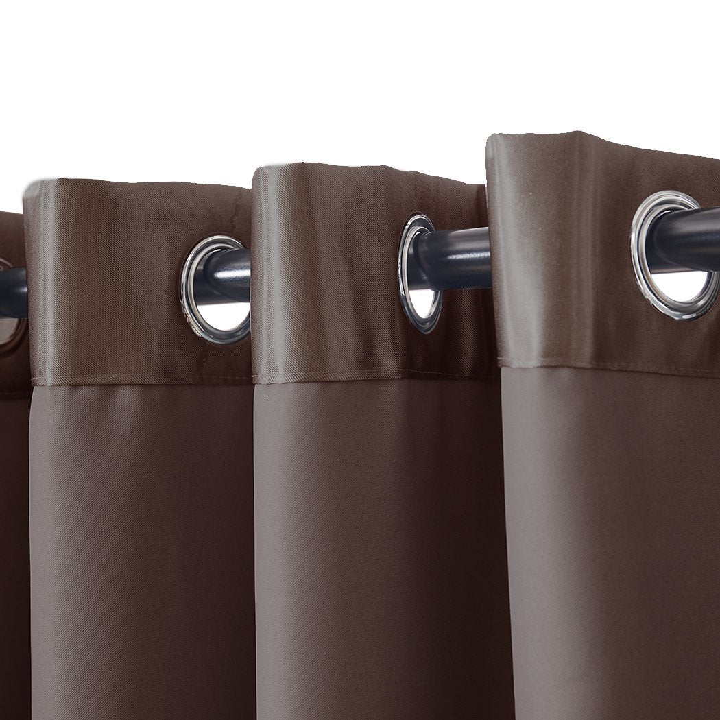 living room Bedroom Blockout Curtains Taupe 300CM x 230CM