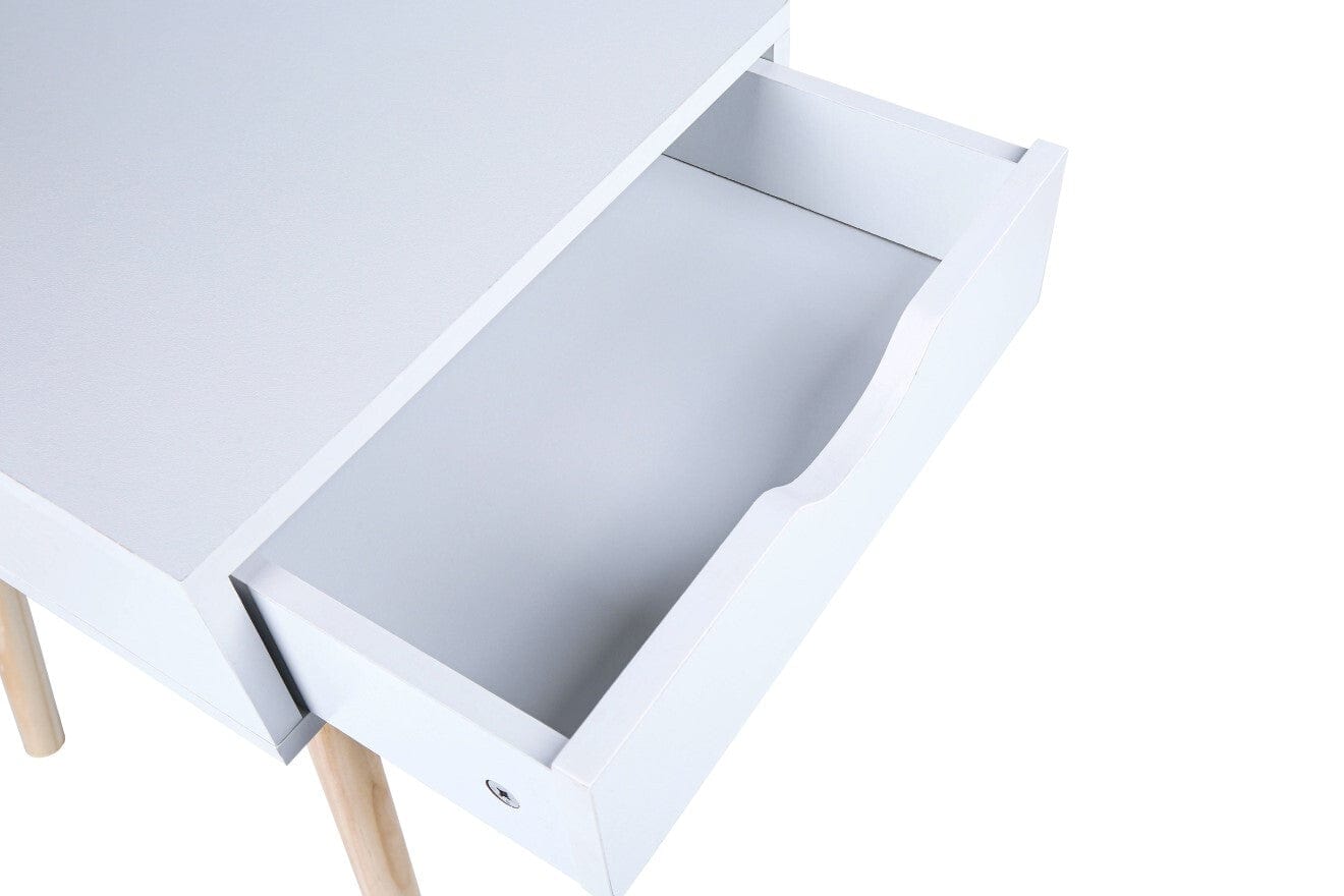 Bedside Table Side Table Bedroom Drawers Set Of 2 White
