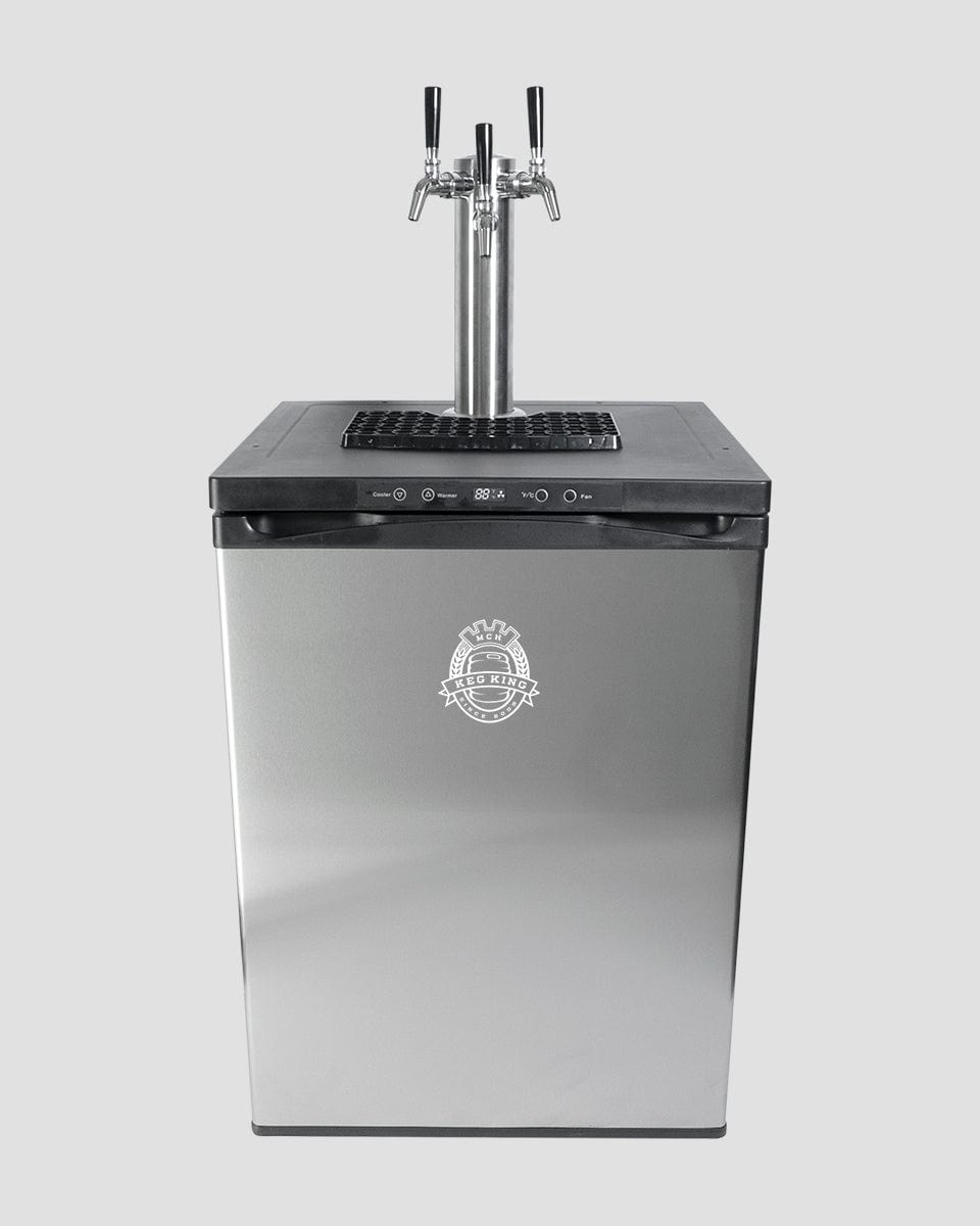 Beer Keg Fridge KegMaster Series XL Kegerator With Three Beer Taps