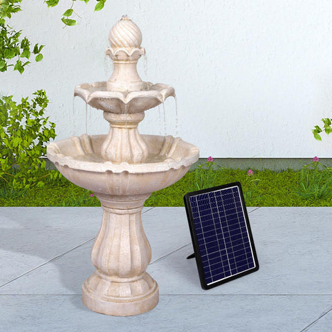 Bird Bath Solar Fountain Water Power Pump Kit Indoor Garden Outdoor