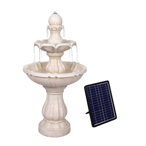 Bird Bath Solar Fountain Water Power Pump Kit Indoor Garden Outdoor