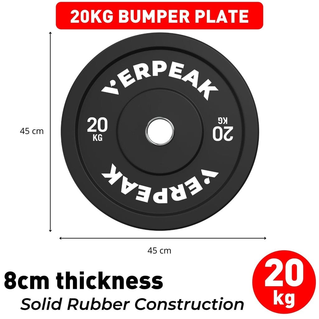 Black Bumper Weight Plates-Olympic 5Kgx2