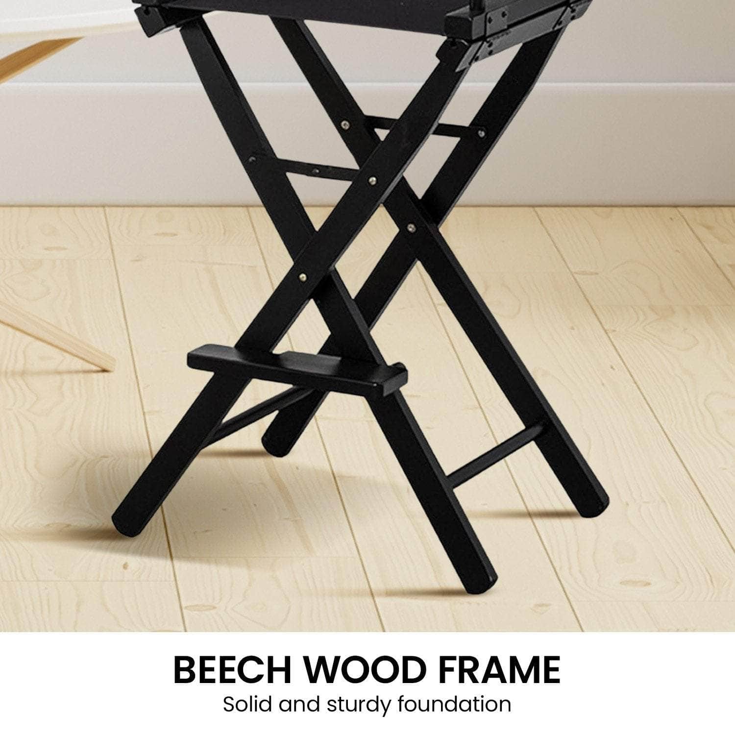 Black Director's Seat Tall Chair | Black colour